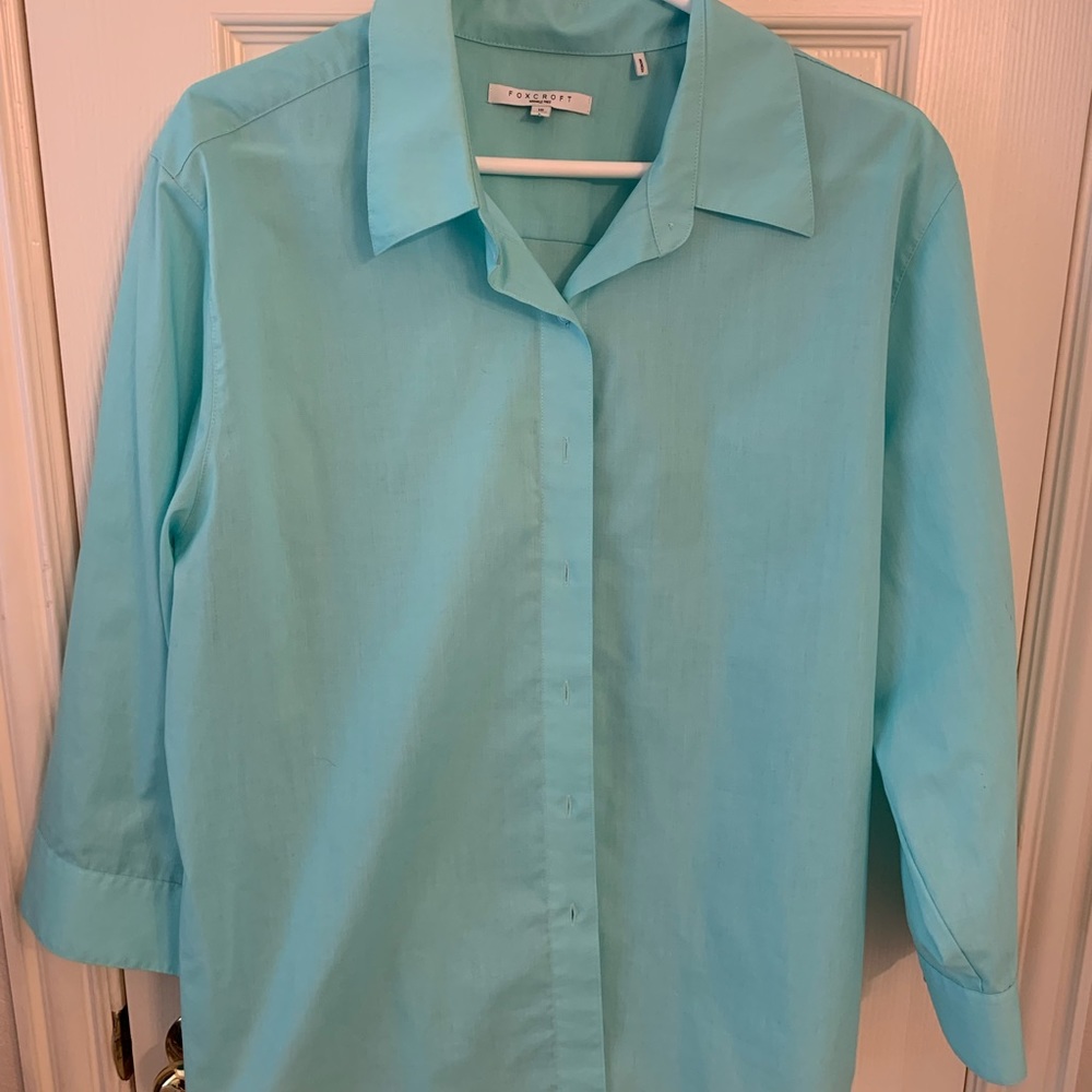 Fox Croft Wrinkle Free size 18 shaped blouse